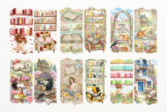 Spring Reading Brushstrokes Clipart Product Image 7