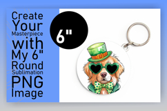 Sleek Round Design Car Coaster PNG , St Patrick Product Image 1