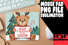 Cozy Mouse Pad Sublimation Magic, Religious Product Image 1