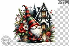 Christmas Gnome Sublimation - Clipart PNG Bundle Product Image 5