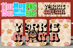 Cozy evenings 11oz 15oz sublimation wrap, Dog Mom Product Image 1