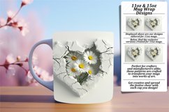 Spring Delicacy: 3D Heart Wall Mug Mix Product Image 1
