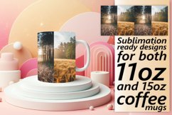 Majestic Landscape Mug Wrap Sublimation for 11oz/15oz Product Image 1