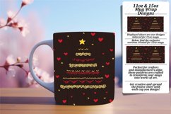 Trendy 11oz Mug Wrap Png Design , Holiday Product Image 1