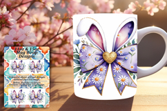 Playful Png For 15oz Mug Wrap , Easter Bunny Product Image 1