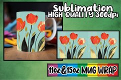 Happy memories 11oz 15oz mug wrap, Flower Product Image 1