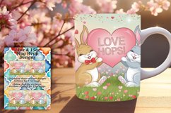 Glamorous 15oz Mug Wrap Png Artwork , Valentines Product Image 1