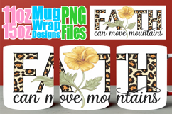 Inspired dreams sublimation mug wrap, Christian Product Image 1