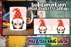 Refreshing vibes 11oz 15oz sublimation wrap, Gnomes Product Image 1