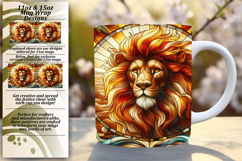 Radiant 15oz Mug Wrap Png Artwork , Animals Product Image 1