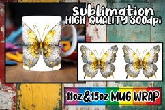 Springtime Butterfly Symphony: Mug Whimsy Product Image 1