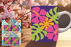 FLAWLESS PNG for 15oz Mug Wrap , Flowers Product Image 1