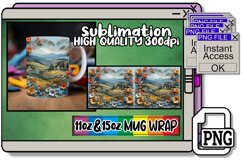 Nature's Wonderland: 3D Mug Sublimation 15oz Product Image 1