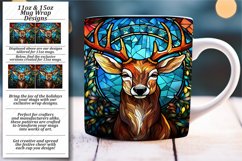 Charming Christmas Glass Mug: 11oz/15oz Product Image 1