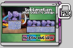 Shimmering Glitter &amp; Blossom Bouquet Mug Patterns Chic Product Image 1