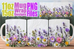 Blossom Burst Mug Wrap - Sublimate Bliss Product Image 1
