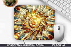 Mouse Pad Sublimation, Summer Mouse Pad PNG Design Product Image 1