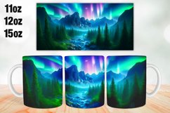 Colorful Sky Mug Wrap Sublimation 11oz, 12oz, 15oz Product Image 1