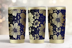 20oz Tumbler laser svg Floral wrap| Wildflowers pattern Product Image 4