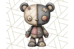 Creepy Dolls Clipart PNG Haunted Toy Characters Product Image 2