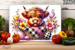 Easter Highland Cow Cutting Boards Bundle, Easter Kitchen Product Image 2