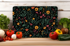Watercolor Wild Meadow Floral Cutting Board | Cutting Board Product Image 3