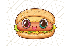 Kawaii Food Clipart Png, Cute Illustrations for Crafts Product Image 4