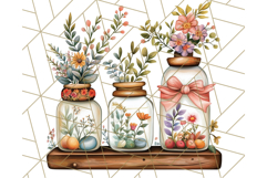 Cottagecore Apothecary PNG Clipart, Rustic Potions &amp; Herbs Product Image 2