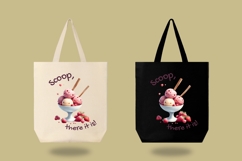 Funny ice cream quote PNG for sublimation and T-shirt design Product Image 3