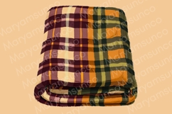 Fall plaid blankets clip art set | cozy blankets bundle png Product Image 5