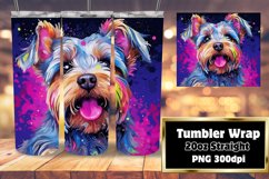 Playful Pup on Vibrant Tumblers Product Image 1