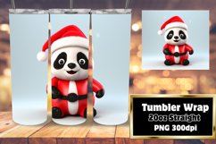 3D Cute Christmas Spirit Tumbler 20oz Product Image 1