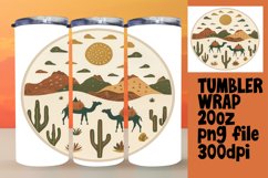 Landscape Sublimation Art Tumbler Wrap 20oz Product Image 1
