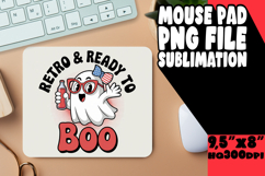 COZY DESK PAD FUN SUBLIMATION, Funny Ghost Product Image 1