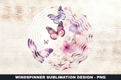Butterfly Wind Spinner Sublimation Design Product Image 1