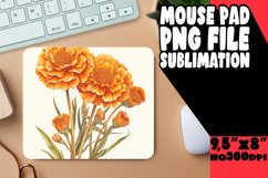 Timeless Mouse Pad Designs Sublimation, Flower Pattern Product Image 1
