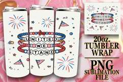 JOYFUL WHISPERS 20oz TUMBLER WRAP, Patriotic Product Image 1