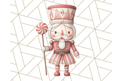 Nutcracker Clipart, Festive Holiday Toy Soldier PNG Art Product Image 2
