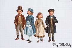 Victorian Winter Clipart Sublimation PNG Product Image 1