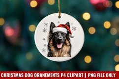 Breeds Of Christmas Dog Ornaments Clipart PNG Product Image 1