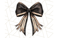 Western Style Bow PNG, Cute Cowboy, Cowgirl Coquette Png Product Image 2