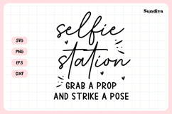 Wedding Sign Saying SVG | Selfie Station Grab A Prop Product Image 3