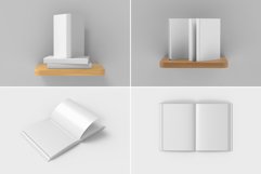 Hardcover Book Mockups - A5/5.8x8.3 inch - 10 views Product Image 23