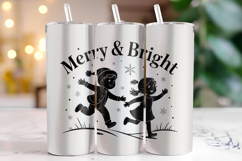 Merry &amp; Bright Svg | Christmas Svg | Svg Cut Files Product Image 1