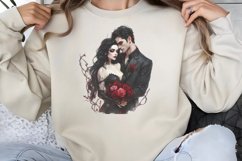 Gothic Valentines Day Sublimation PNG Product Image 1