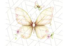 Pastel Fairies and Butterflies PNG, Spring Fantasy Clipart Product Image 4