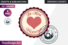 Vintage Valentine Day Labels and Romantic Heart Tags Product Image 1