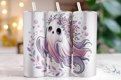 Halloween Boo Tumbler Wrap | Sublimation | Tumblers Product Image 1
