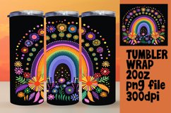Noir Spectrum Serenity: Sublimation Tumbler Designs Product Image 1