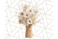 Whimsy Winter Florals Clipart PNG, Christmas Png Clipart Product Image 2